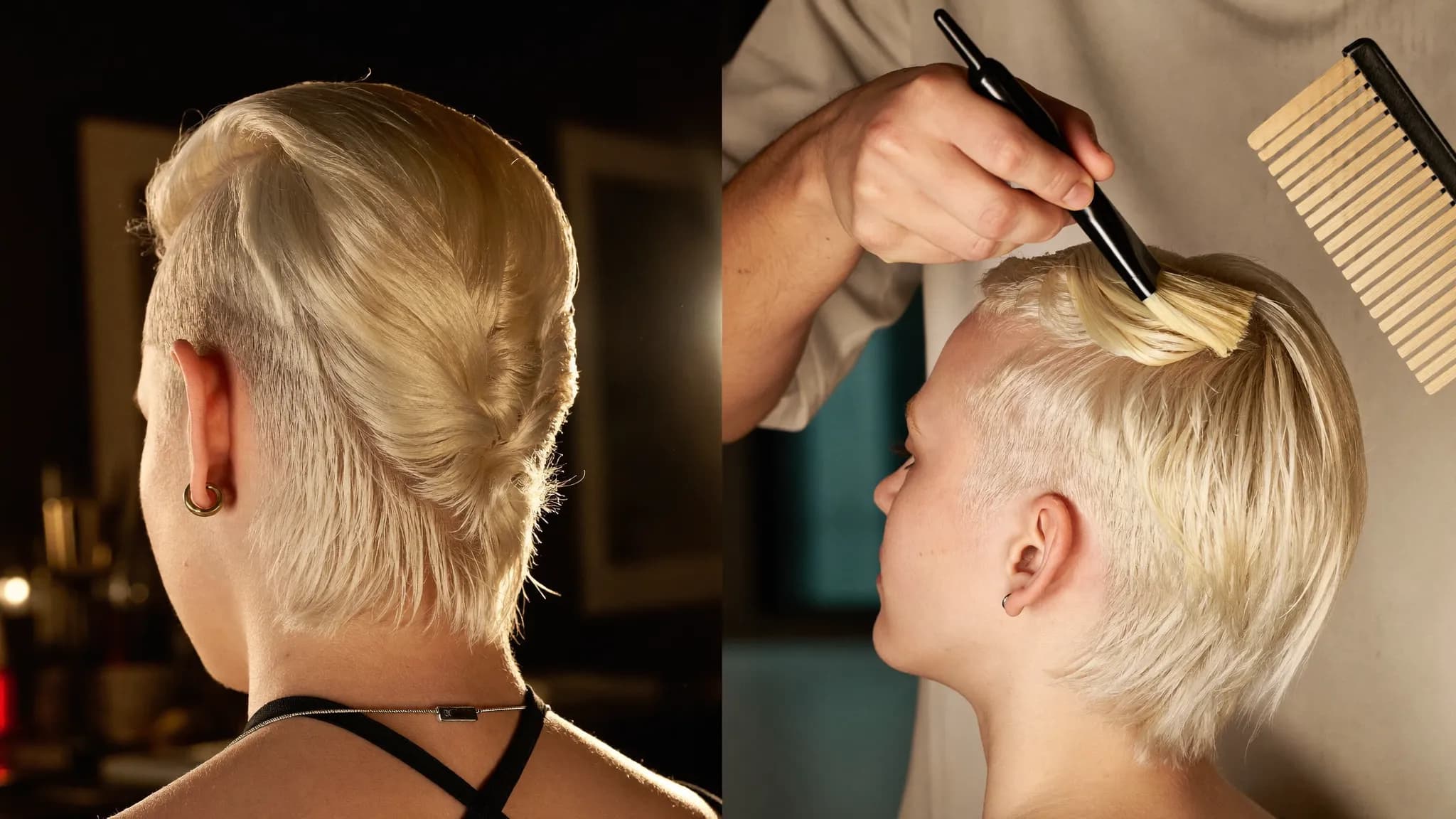 Blondieren Kurzhaar